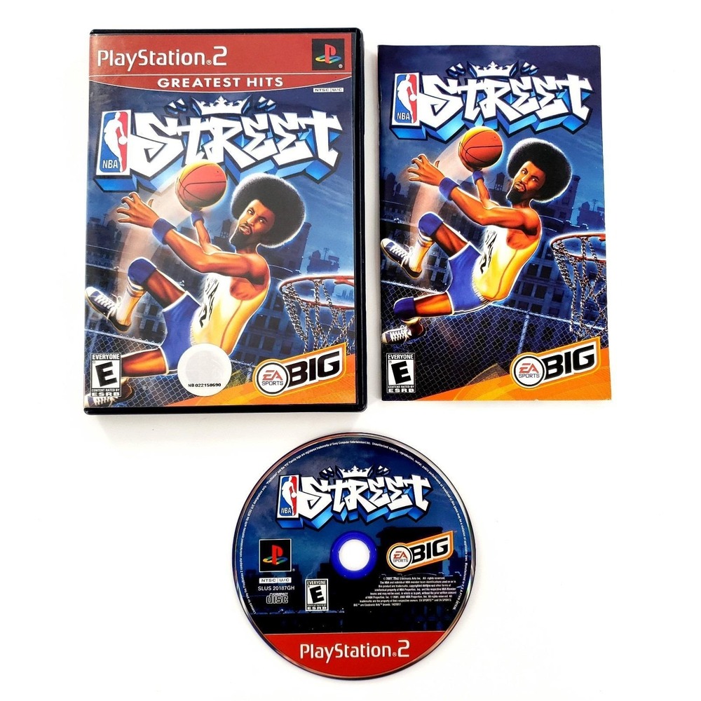 NBA Street (Sony PlayStation 2, 2001) Complete Tested & Works